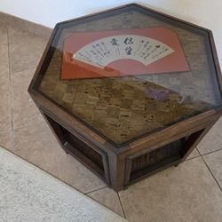 Wood End Table 