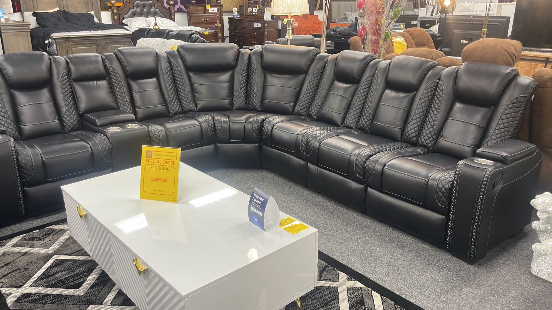 Power recliner sofa, and loveseat