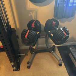 Bowflex 552 Dumbbells and Stand