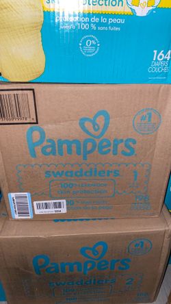 Pampers swaddlers 198 ct size 1