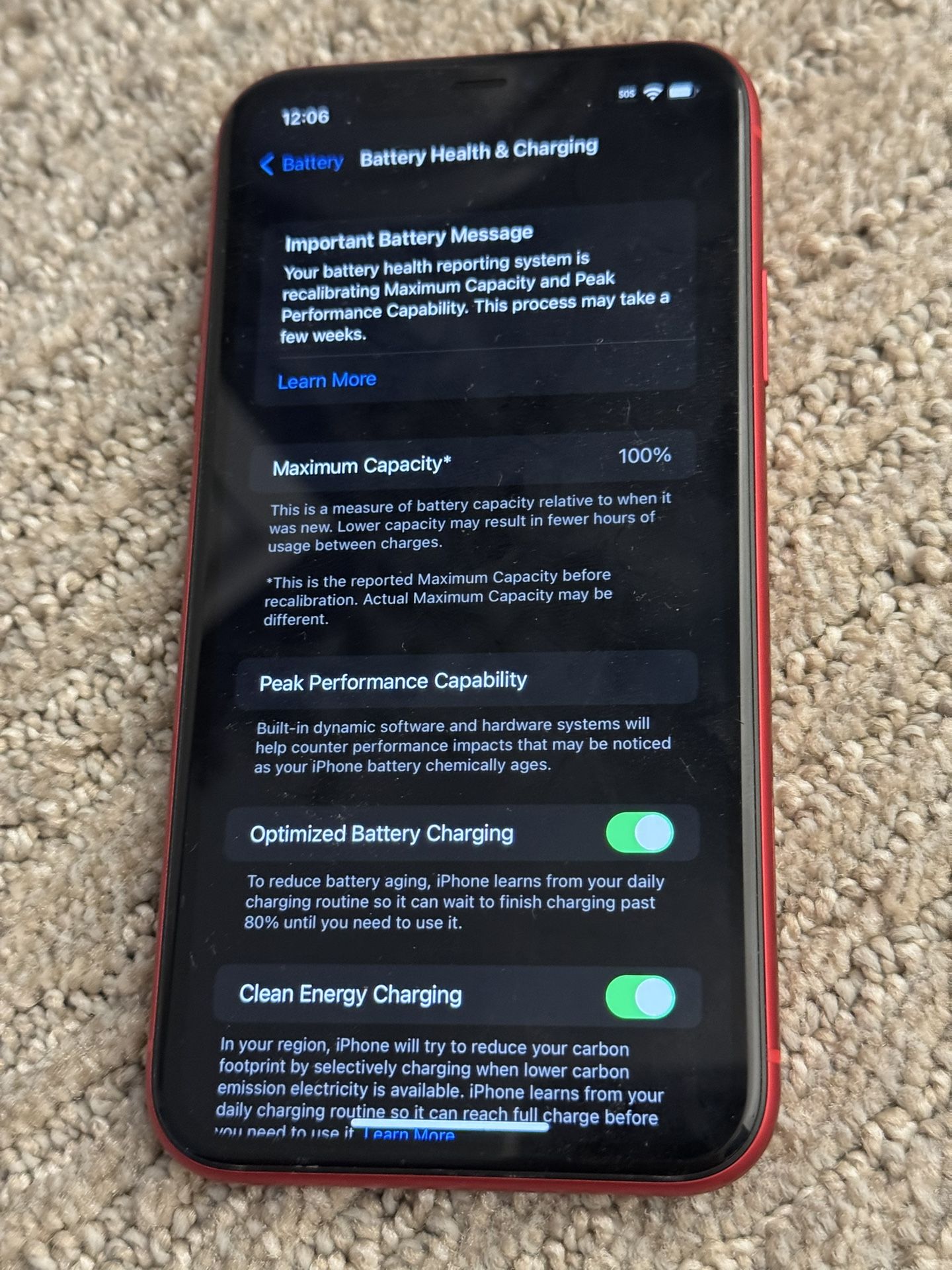 iphone 11 Red 64gb