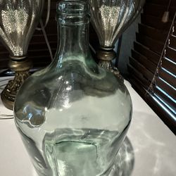 Green Glass Jug