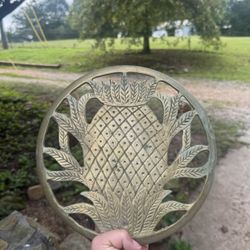 Vintage Brass Trivet 