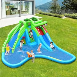 Crocodile water slide great for the kids