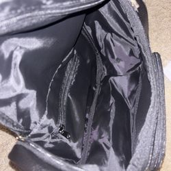 Gold And Black Toiletries Bag