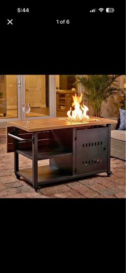 44” Outdoor Propane fire pit tab