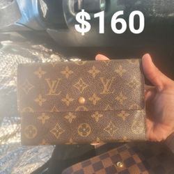 Louis Vuitton Monogram wallet $160