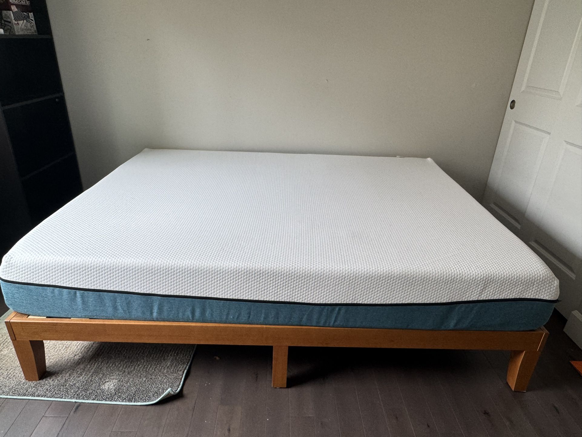 Queen Size Bed Frame And Mattress ** Moving sale**