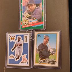 ⚾ Barry Bonds Vintage Baseball Cards – Pirates & Giants Lot (Set of 3)