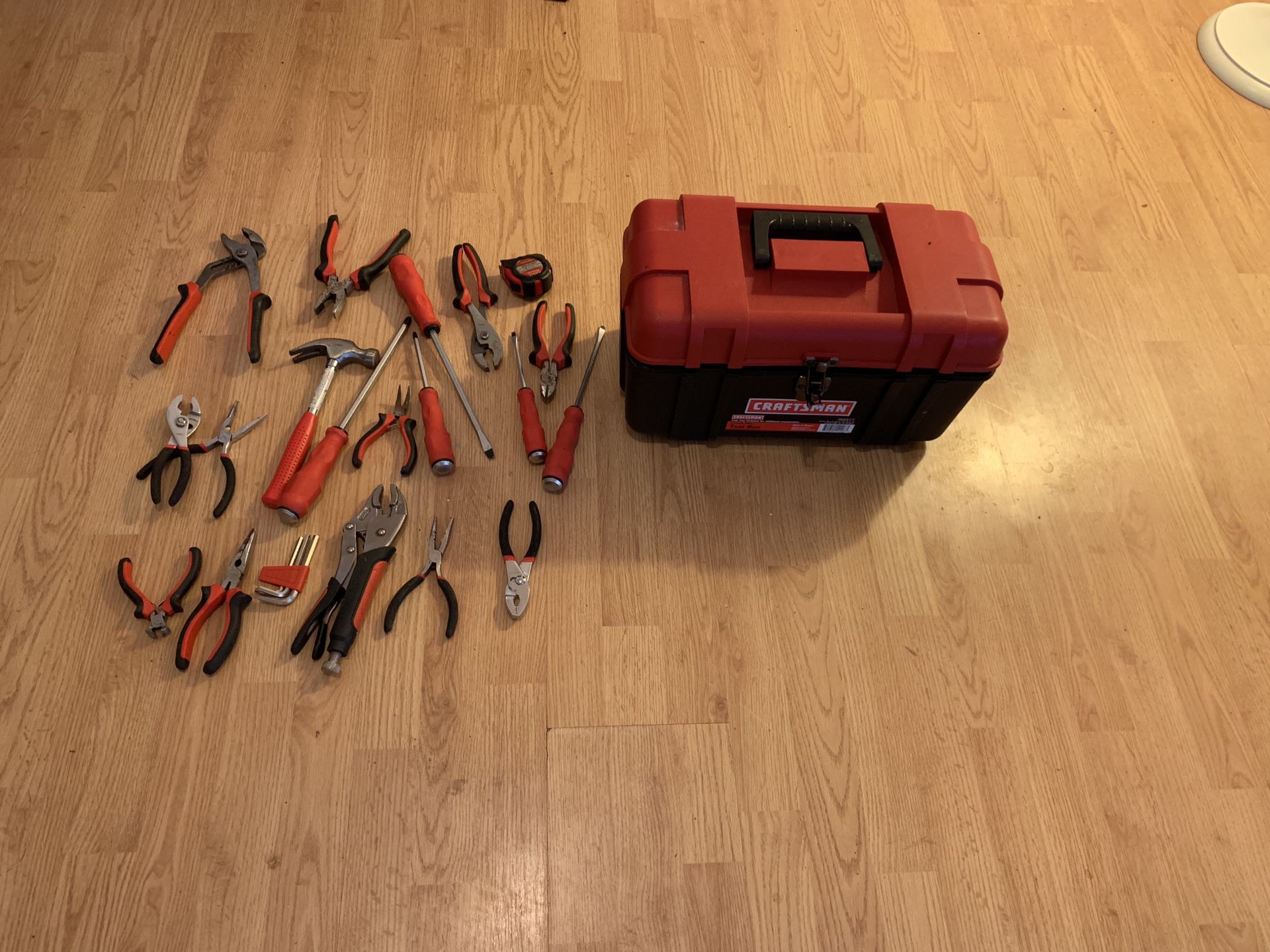 Craftsman tool box complete w tools