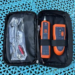 Cable Tester Kit – RJ11/RJ45 Wire Tracker with Tone Generator and Probe 