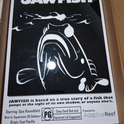 Rare Jawfish Reef Aquarium Wall Plaque – Ocean Fish Decor – New, Hard to Find