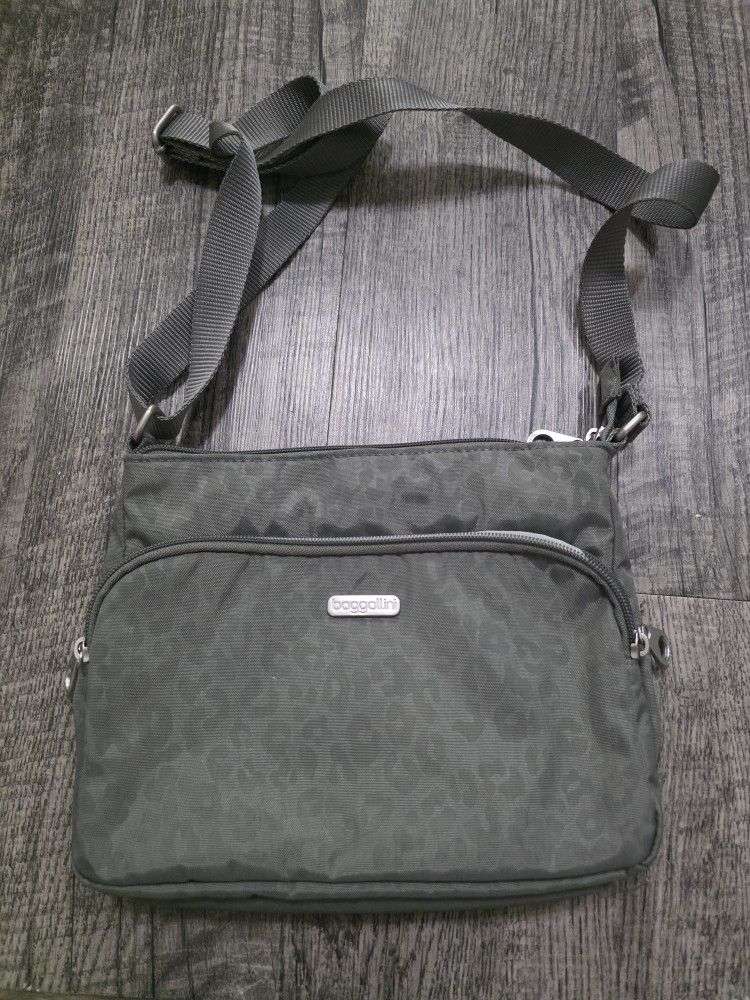 Baggalini Grey Crossbody Bag
