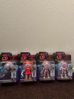 Five Nights at Freddy's Sister Location Action Figures - Ennard, Circus Baby, Funtime Foxy, Funtime Freddy