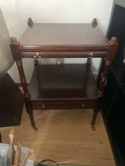 Wood side table (qty 2)