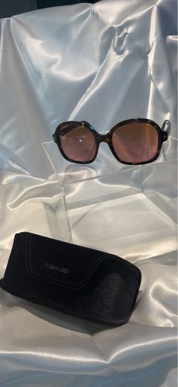 Tom Ford Tortoise Oversized Sunglasses with Case