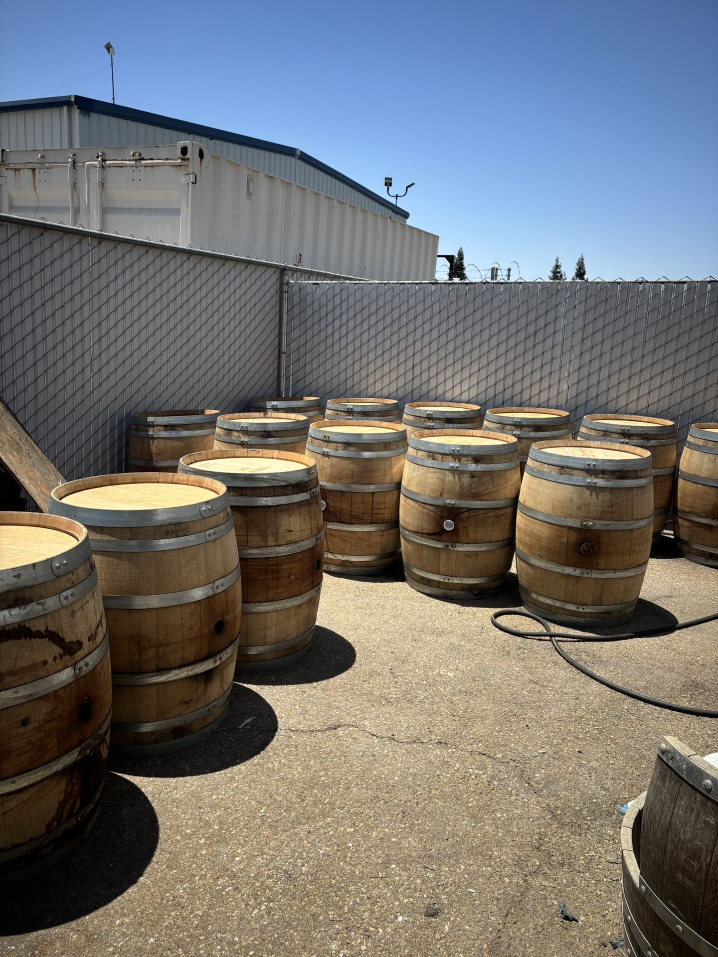 Wine Barrel Planters