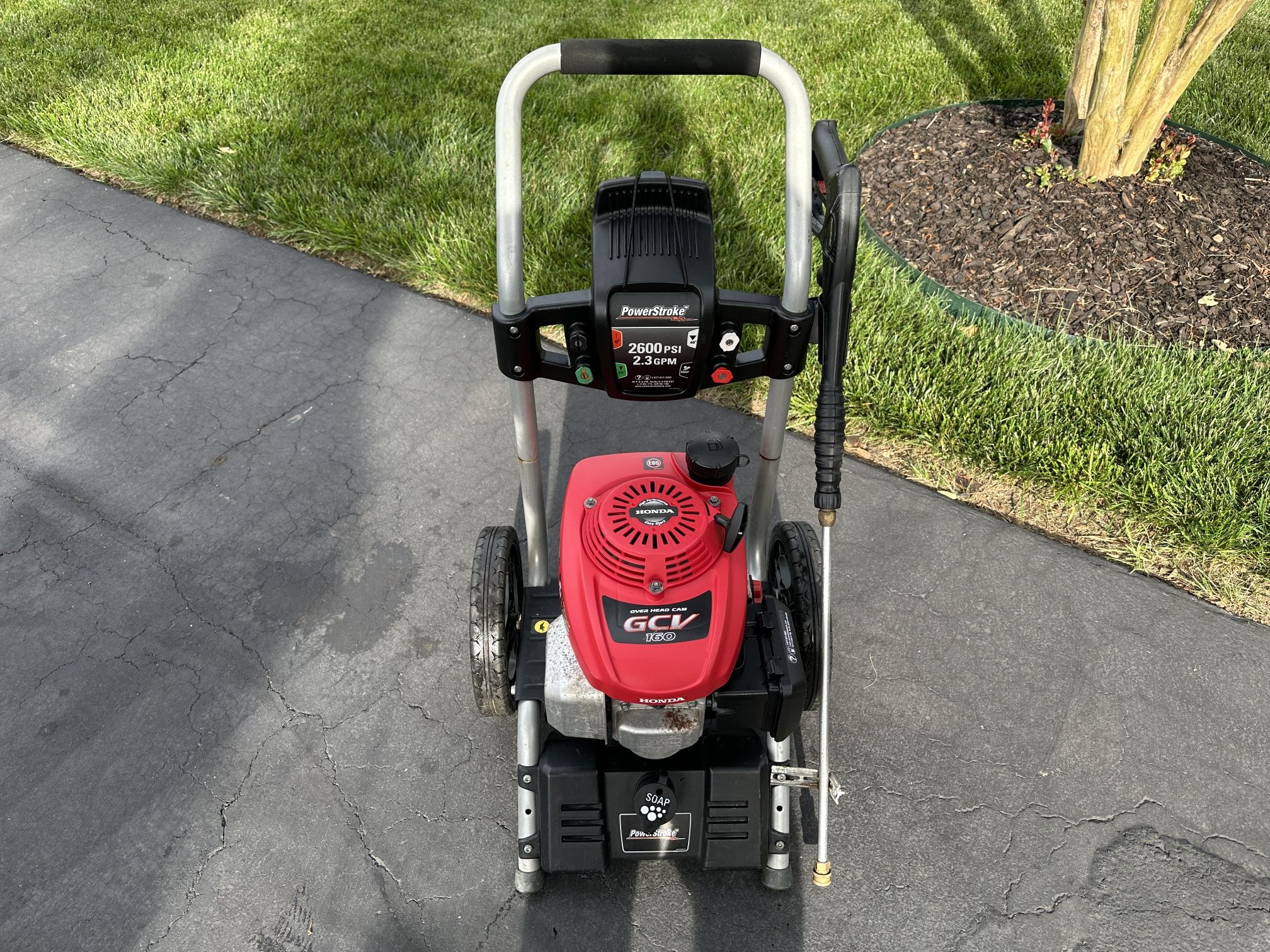 Honda GCV 160 Power Washer 2600 PSI 2.3 GPM