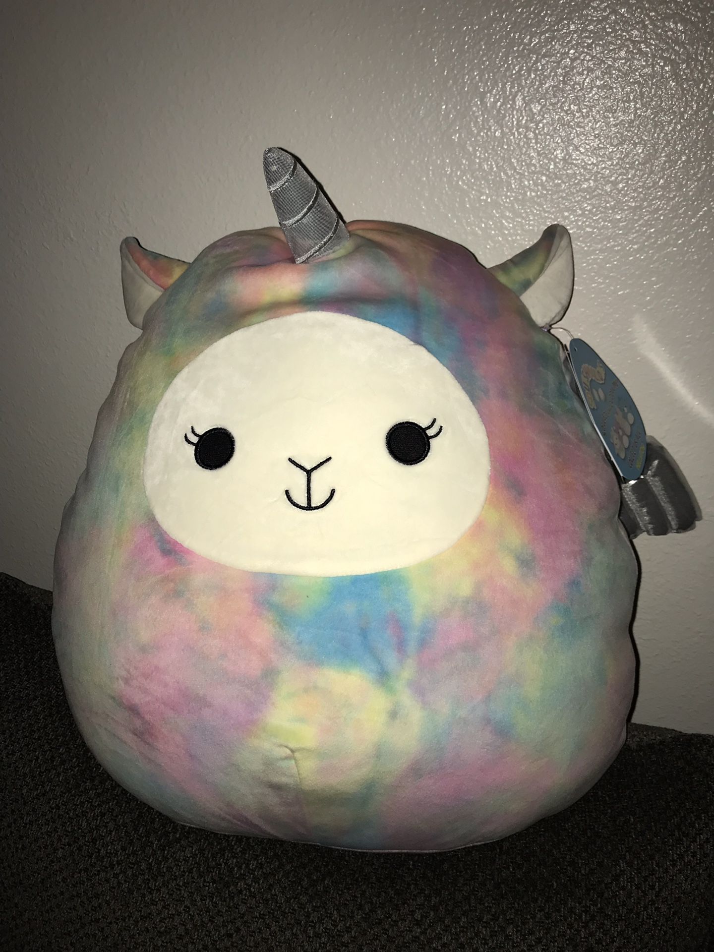 Brand New With Tags SQUISHMALLOW 16" Squishmallow Rainbow Llama Unicorn Lucy-May from Nordstrom Rack