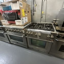 Thermador 30” Gas Range PRG305WH/09 – Stainless Steel – Open Box 