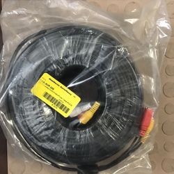RCA Security Camera Video, Audio, Power Cable 