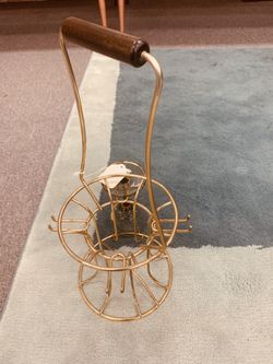 Bottle holder and wine glass