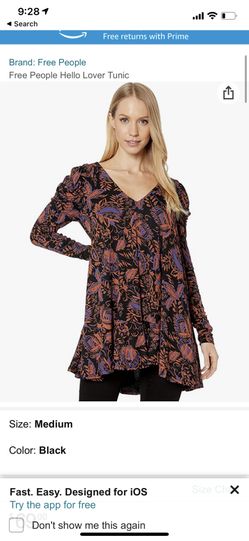 Free People Tunic Top New ! Xs Size