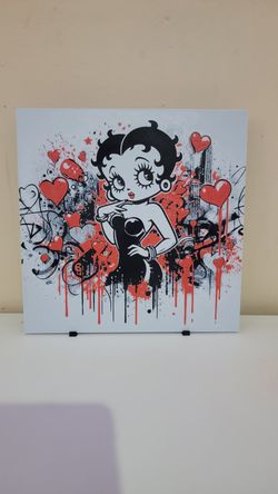 New 8" inch 3D Betty Boop Wall Art