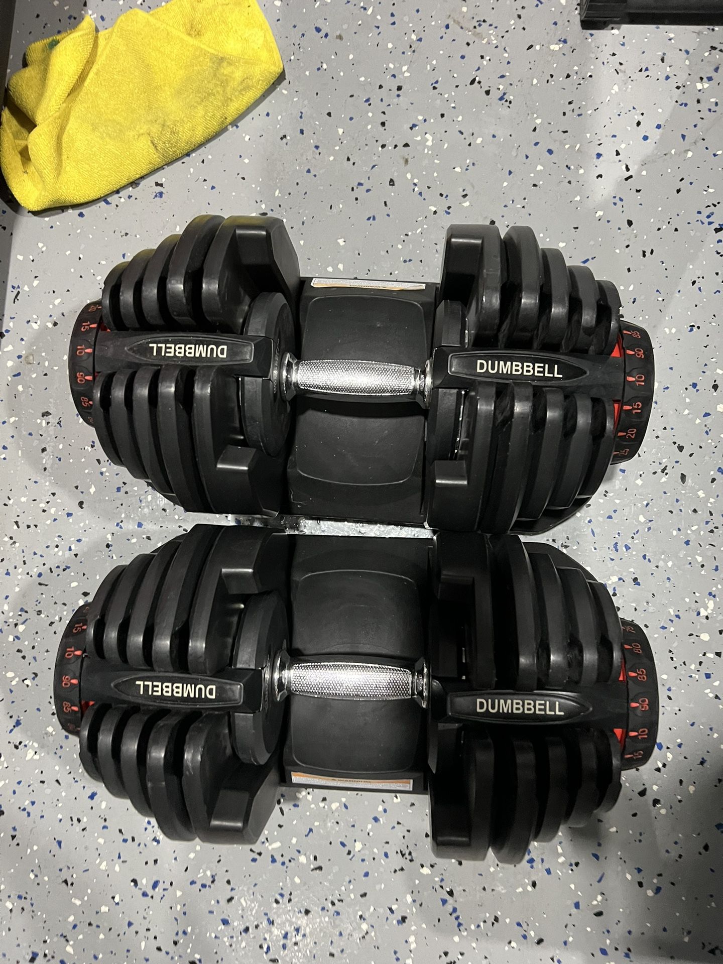 Adjustable Dumbbell 5-90 Pounds (Bowflex SelectTech 1090 Dumbbells Replica)