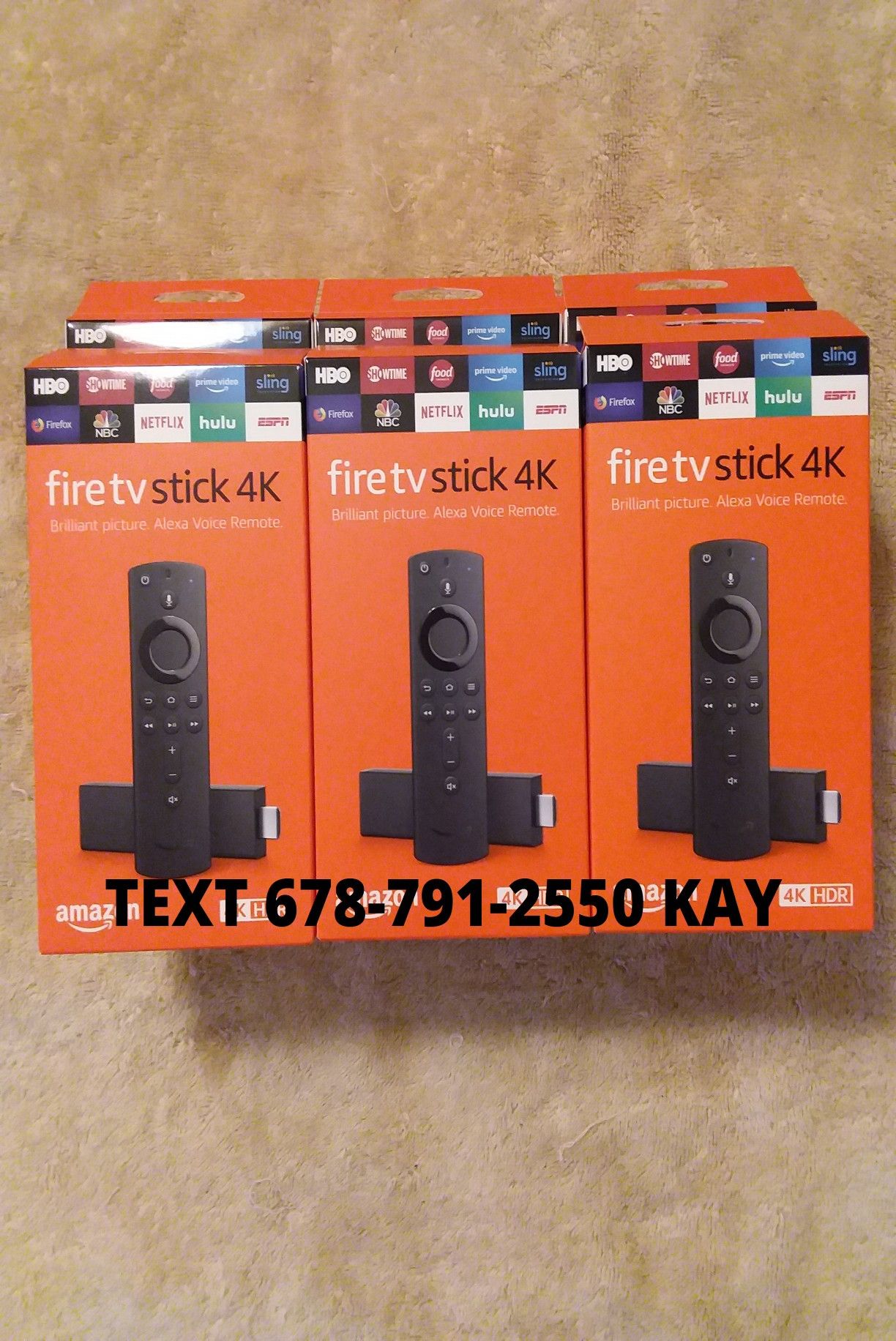 All New / Unlocked /4K HDR Amazon Fire TV Stick