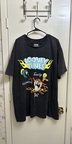 Looney Tunes Graphic T Shirt Featuring Bugs Bunny Taz Daffy Duck Marvin The Martian And Tweety Size 3XL