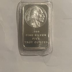 5 oz .999 Fine Silver Bullion 