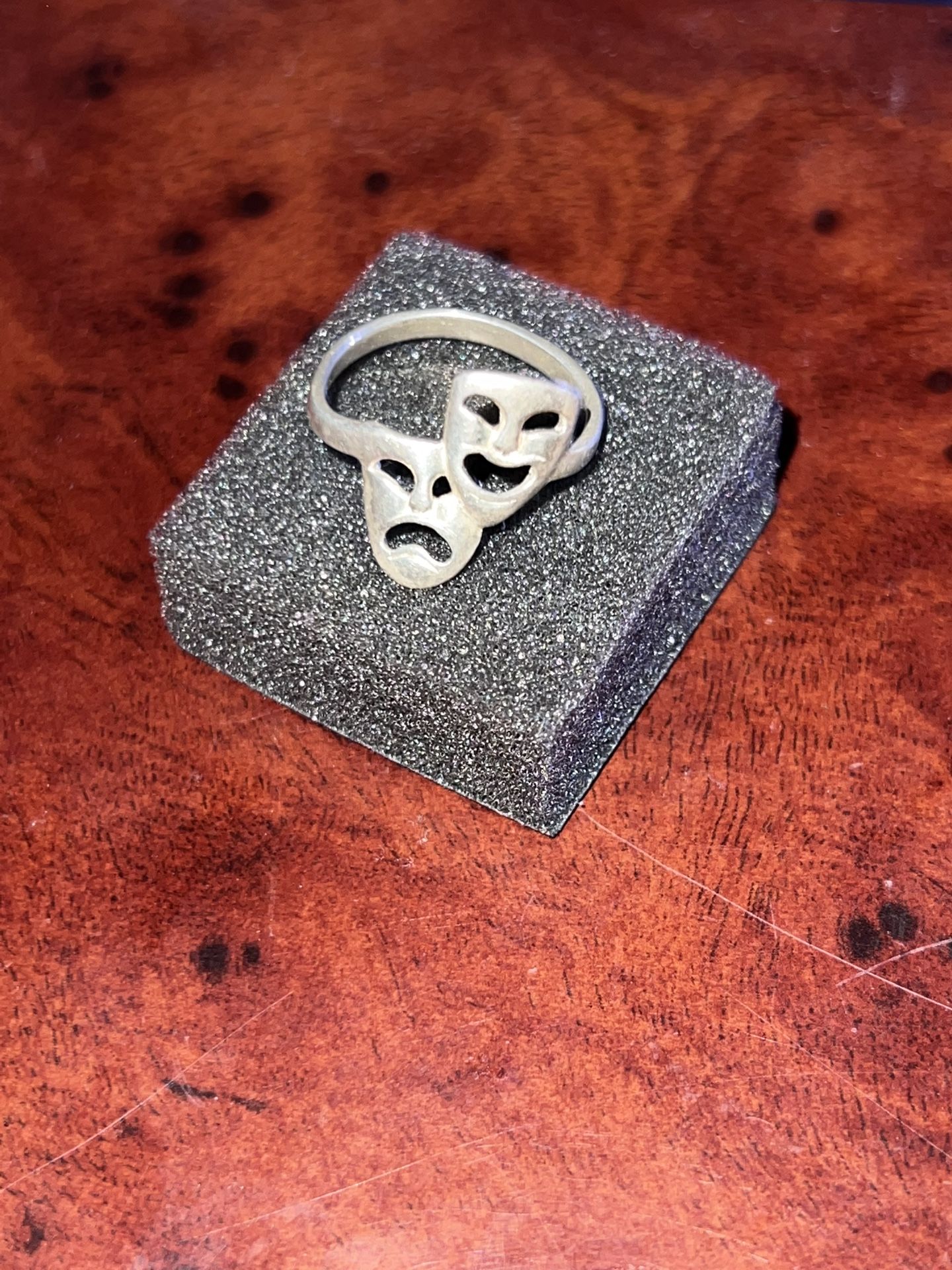 Sterling 925 Comedy And Tragedy 🎭 Ring  Size:5-6