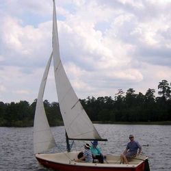  16ft Sunbird Sail boat  23ft Mast Has Trailer 
