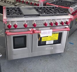 New wolf 48" gas range (gas &Lp both available )
