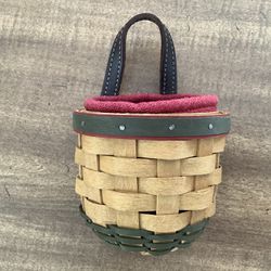 Longaberger Miniature Door-hanging Basket