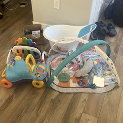 Stroller, Crib, Mattress, Feeding Chair, Bath, Playmat, Walker