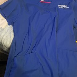 Broward College Blue Scrubs/pollos