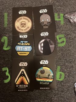 Loungefly Star Wars iron patches $4 each