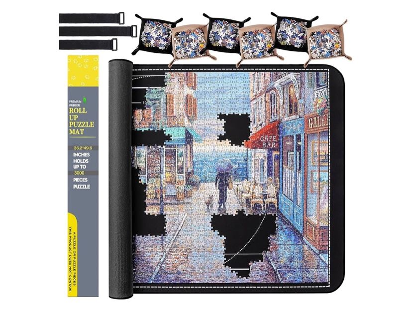 Jigsaw Puzzle Mat 49x36” Roll-Up (3000 Pieces)