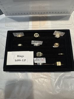 Men’s gold Rings