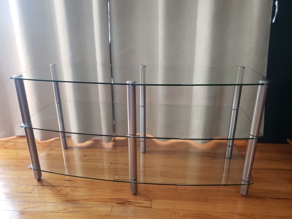 Glass TV Stand