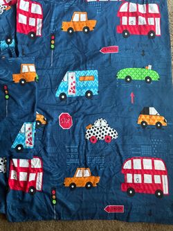 Vehicles twin duvet set