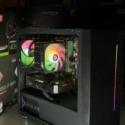 Custom RGB Gaming PC —  GTX 1660 Super / Ryzen 5 2400G / 16GB RAM | Wi-Fi + Bluetooth