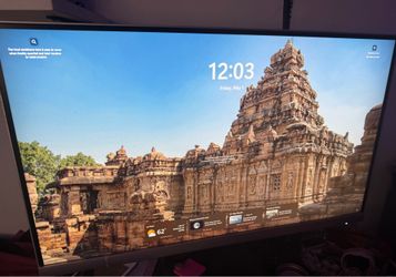 HP monitor 27’ and desktop