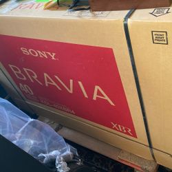 Brand New In Box 40” Sony Bravia XBR 
