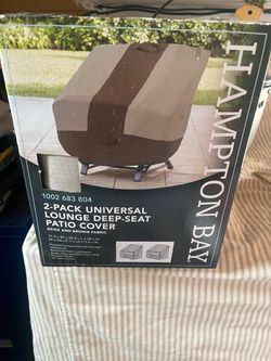 Hampton Bay Seat Covers (2)