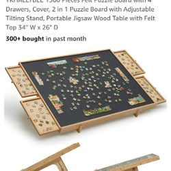 HALLYBEE 1500 Pieces Felt Puzzle Board #341 