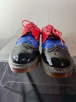 Red Blue Black Wingtip Shoes Size 265 – Clown Costume Halloween