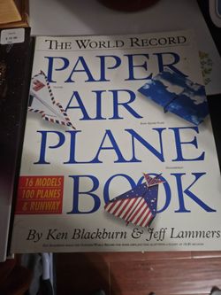 Paper plane books and paper